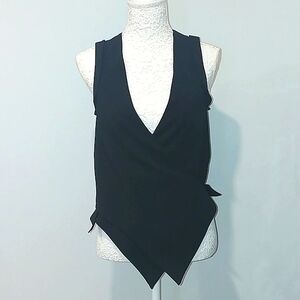 SISLEY BENNETON - VINTAGE 2000s Multiple Style Vest, Black Size 38 Or Med NWT